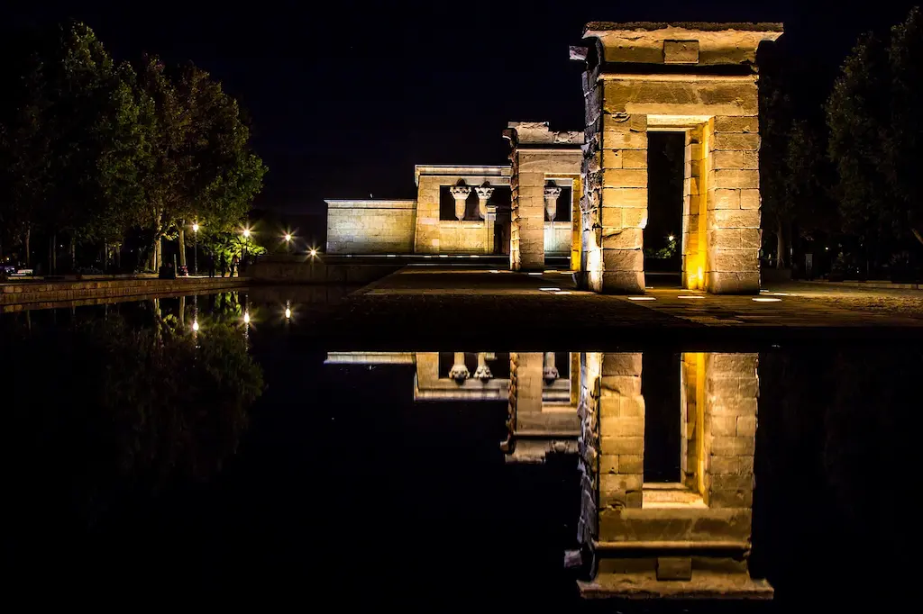 Precios del templo de debod de Madrid